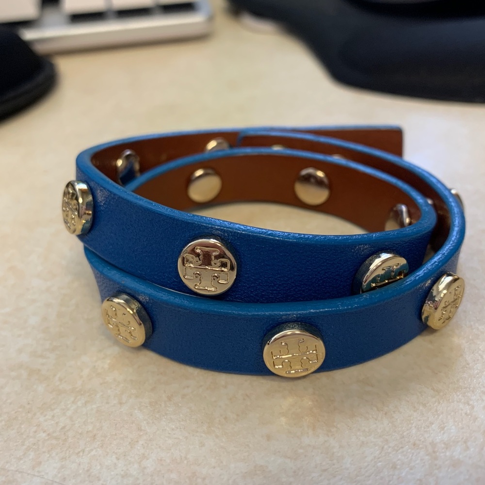Tory Burch Double Wrap Stud Bracelet